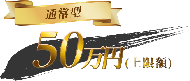 【通常型】50万円(上限額)